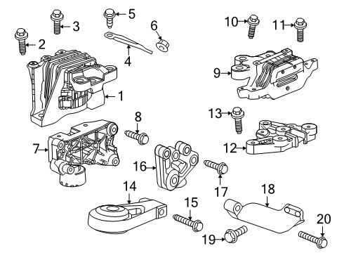 2025 Chevy Trax Automatic Transmission Diagram