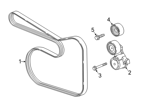 2018 Chevy Equinox Belts & Pulleys - Belts Diagram 2 - Thumbnail
