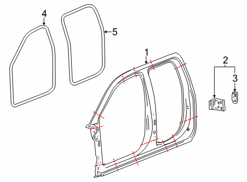 2019 Chevy Silverado 1500 LD Uniside Diagram