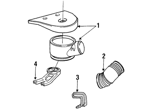 1993 Pontiac Sunbird Air Intake Diagram
