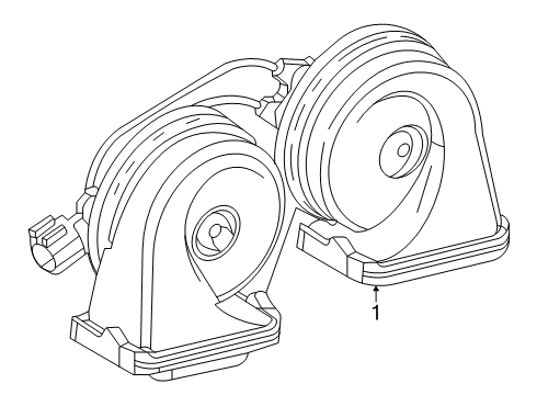 2024 Chevy Equinox EV Horn Diagram