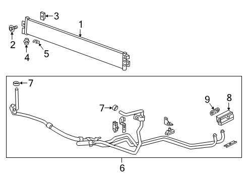 2022 GMC Sierra 1500 Trans Oil Cooler Diagram 3 - Thumbnail