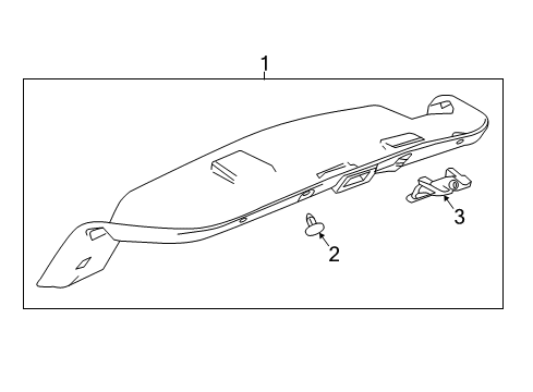 2018 Buick LaCrosse Interior Trim - Trunk Diagram