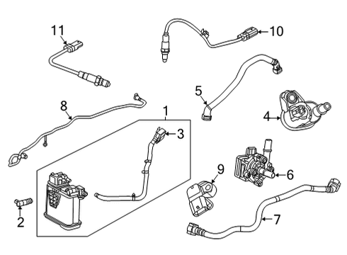 2021 Buick Encore GX Vapor Canister Diagram 2 - Thumbnail