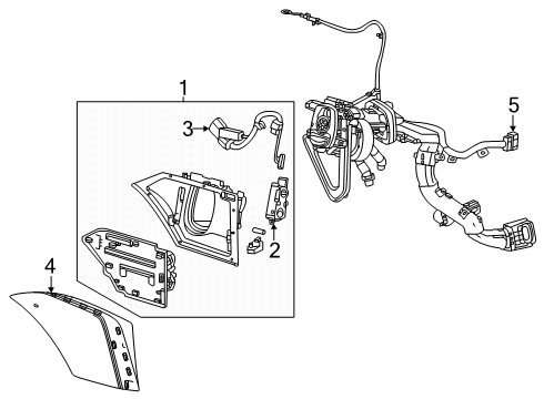 2024 Chevy Blazer EV Electrical Components - Fender Diagram