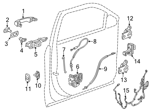 2020 Chevy Equinox Front Door Diagram