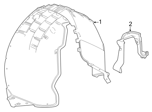 2025 Chevy Corvette Quarter Panel & Components Diagram 4 - Thumbnail