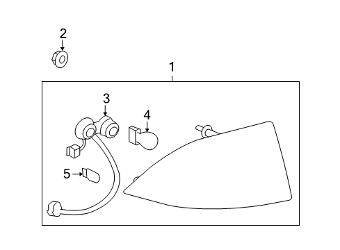 2010 Buick Lucerne Tail Lamps Diagram