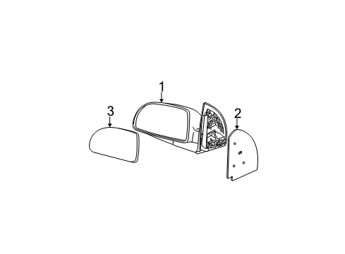 2007 Chevy Equinox Outside Mirrors Diagram