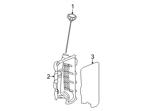2021 GMC Acadia Oil Pan Diagram for 24049671