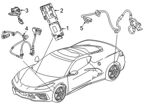 2025 Chevy Corvette Ride Control Components Diagram 2 - Thumbnail
