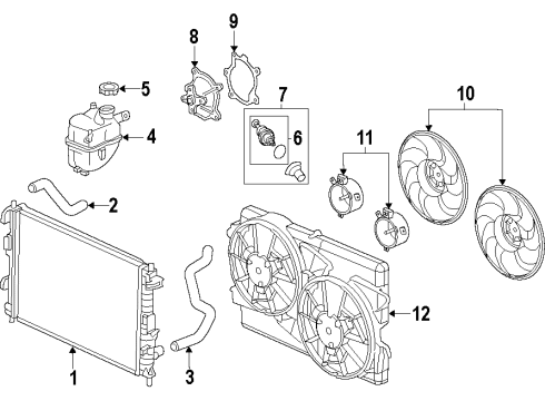 2008 Saturn Vue Cooling System Diagram 3 - Thumbnail