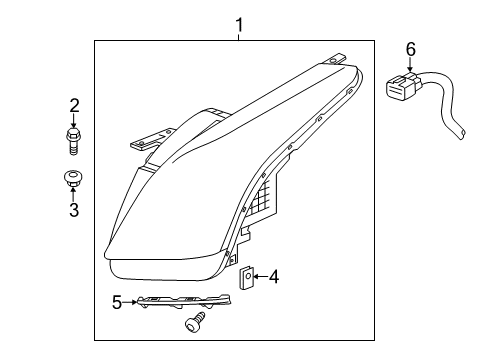 2014 Cadillac ELR Harness Diagram for 23113840