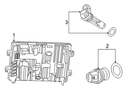 2022 GMC Sierra 3500 HD ECM Diagram for 12723810