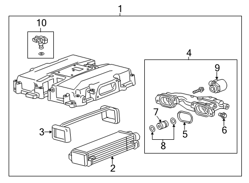 2016 Cadillac ATS Intercooler - Belts Diagram 3 - Thumbnail