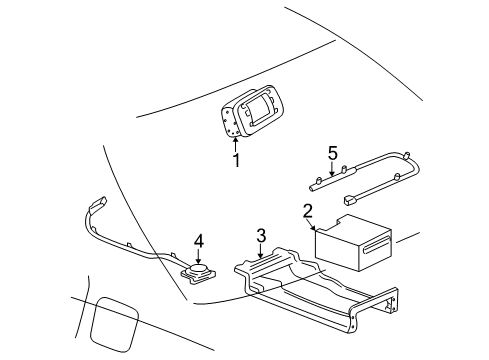 2004 Cadillac Seville Navigation System Diagram