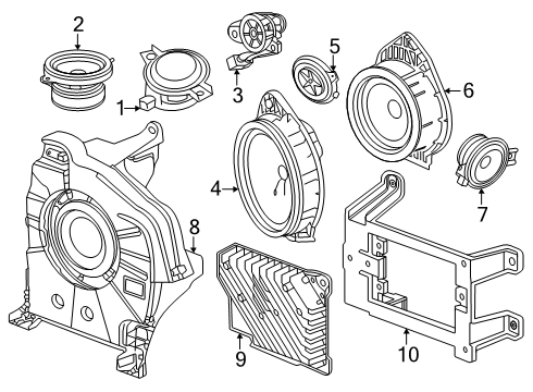 2025 GMC Yukon Sound System Diagram 2 - Thumbnail