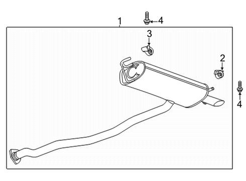 2023 Chevy Trailblazer Exhaust System Diagram 2 - Thumbnail