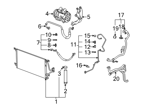 2005 Chevy Uplander Air Conditioner Diagram