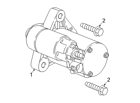 2019 GMC Terrain Starter Diagram 3 - Thumbnail