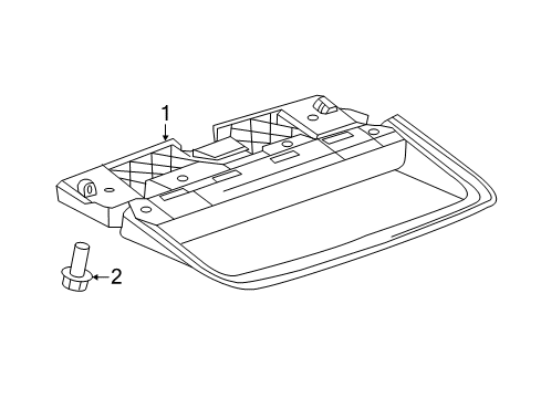 2017 Chevy Impala High Mount Lamps Diagram