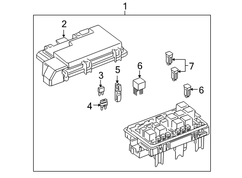 2005 Saturn Relay Electrical Components Diagram 2 - Thumbnail
