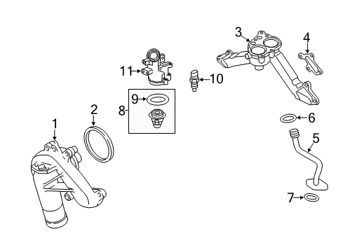 2016 Chevy Silverado 2500 HD Water Pump Diagram 2 - Thumbnail