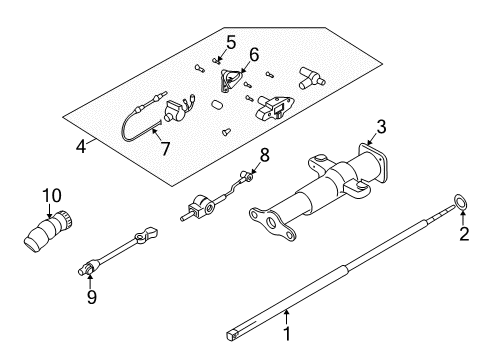 2002 GMC Savana 3500 Gear Shift Control - AT Diagram 2 - Thumbnail