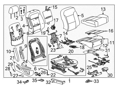 2019 Chevy Silverado 2500 HD Heated Seats Diagram 6 - Thumbnail