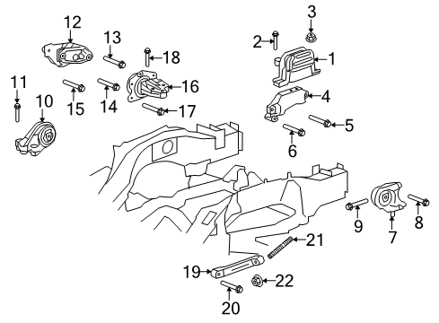 2010 Chevy Equinox Engine Mounting Diagram