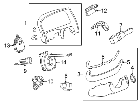 2014 Chevy Captiva Sport Anti-Theft Components Diagram