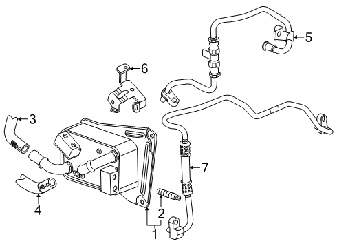 2025 Buick Enclave Trans Oil Cooler Diagram