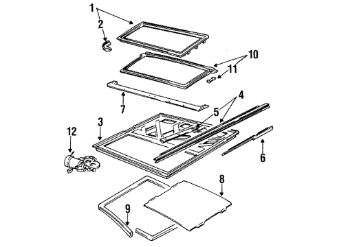 1992 Cadillac Seville Sunroof Diagram