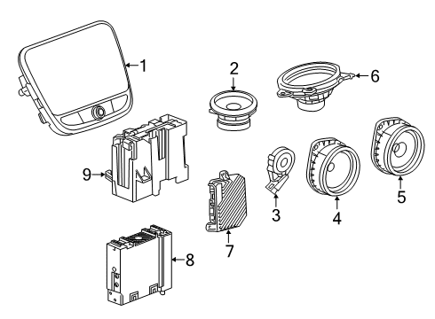 2025 Chevy Malibu Sound System Diagram