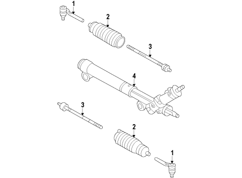 2010 Chevy Tahoe Steering Gear & Linkage Diagram 3 - Thumbnail