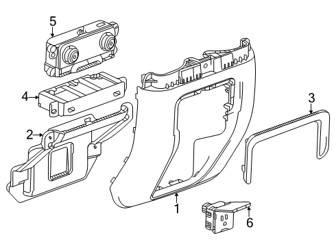 2025 Chevy Suburban Center Console Diagram 7 - Thumbnail