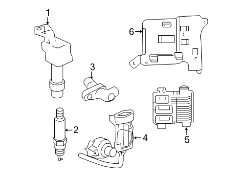 2009 Pontiac Solstice Mount Bracket Diagram for 20821384