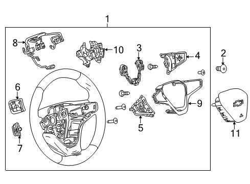 2020 Chevy Equinox Harness Diagram for 84238861
