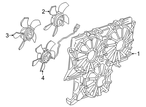 2020 Chevy Silverado 1500 Cooling Fan Diagram 2 - Thumbnail