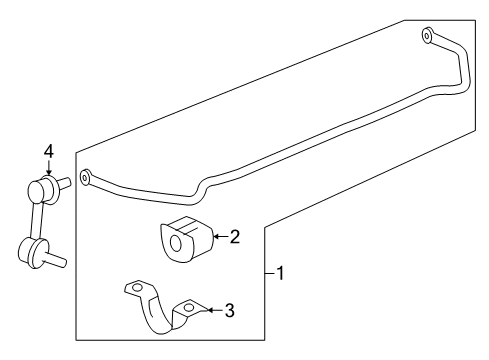 2012 Buick LaCrosse Stabilizer Bar & Components Diagram 5 - Thumbnail
