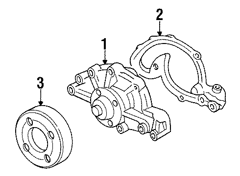 1998 Chevy Lumina Water Pump Diagram 2 - Thumbnail