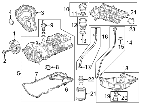 2022 Buick Encore GX Valve, Engine Crankcase Diagram for 12706638