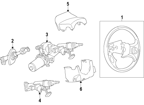 2013 Chevy Cruze Steering Column Diagram