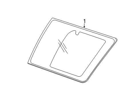 2019 Chevy Suburban Glass & Hardware - Quarter Panel Diagram