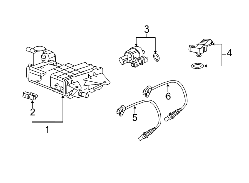 2010 Cadillac SRX Vapor Canister Diagram 2 - Thumbnail