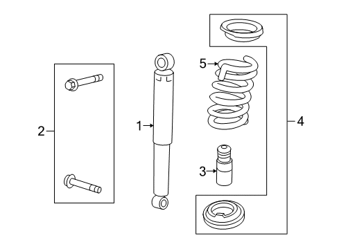 2011 Chevy Equinox Shocks & Components Diagram 2 - Thumbnail