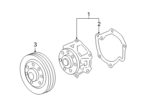 2014 Chevy Impala Limited Water Pump Diagram