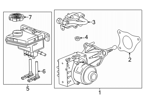 2024 Chevy Blazer EV Dash Panel Components Diagram