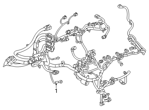 2024 GMC Acadia Harness, Engine Wiring Diagram for 26539992