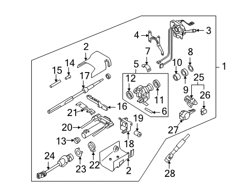 2009 Hummer H3T Back-Up Switch Diagram for 89048415